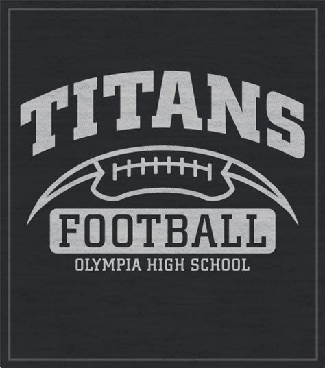 Football T-shirts Titans | High School Shirts