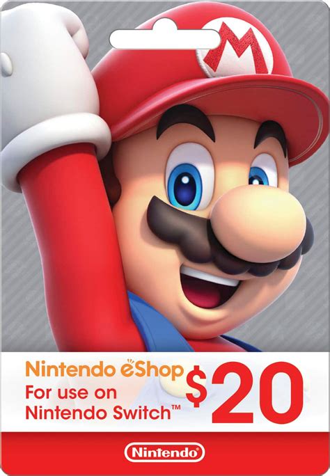 Nintendo eShop $20 Gift Card NINTENDO ESHOP $20 - Best Buy