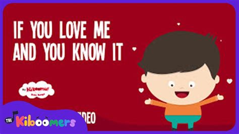 If You Love Me and You Know It Lyric Video - The Kiboomers Valentine's Day Songs for ...