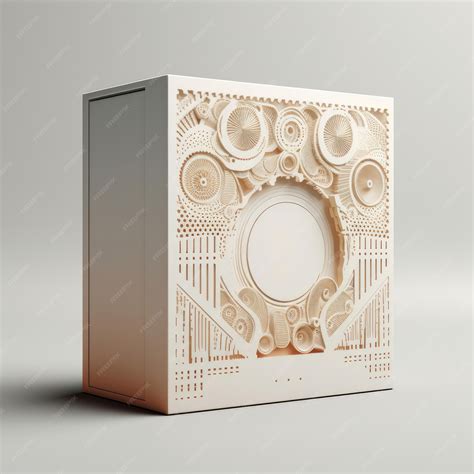 Premium AI Image | Template of cardboard box design