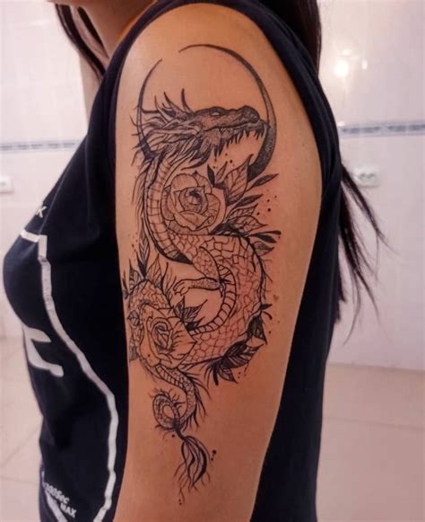 Top 57 Best Dragon Tattoos for Women - [2021 Inspiration Guide]