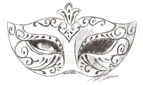 mask sketch Masquerade Mask Drawing, Diy Masquerade Mask, Design Art ...