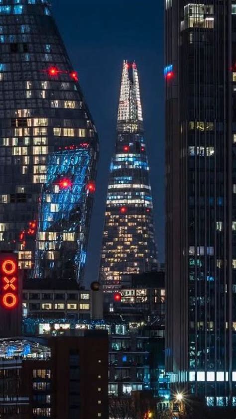 Skyline London at Night | London photography, London night, London