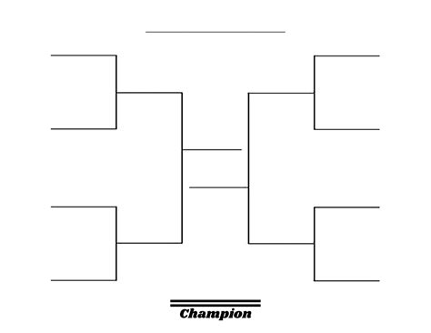 8 Team Tournament Bracket, Sports Bracket, Printable Sports Brackets ...