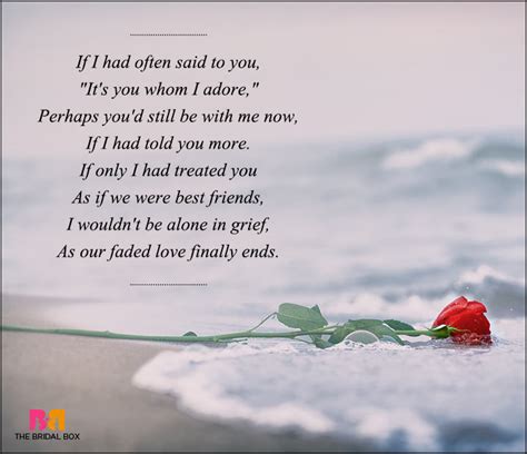 Sad Love Poems For Him & Her: 50 Love Poems To Express Dejection