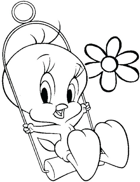 Baby Tweety Bird Coloring Pages at GetDrawings | Free download