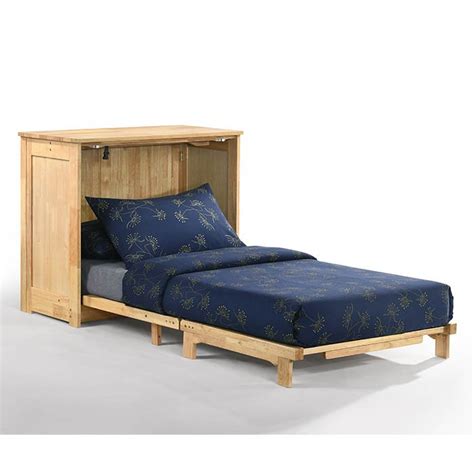 Night and Day Orion Natural Murphy Cabinet Bed - Cabinet Murphy Beds