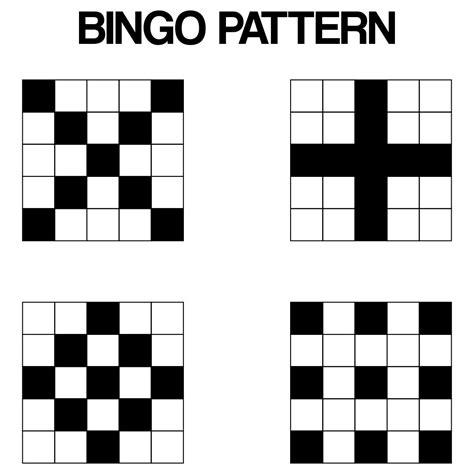 10 Best Printable Bingo Game Patterns - printablee.com