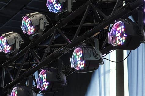 Lighting Equipment Concert Stage Electric Device Stock Image - Image of show, system: 103380575