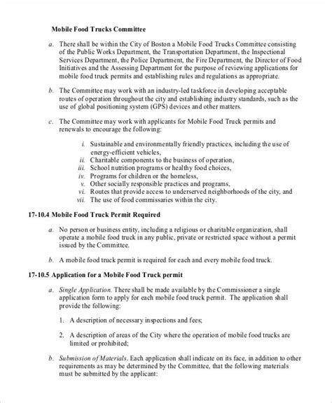 Food Truck Business Plan - 9+ Examples, Format, Pdf