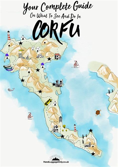 Best Beaches In Corfu Map | Printable Templates Free