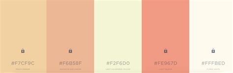 Salmon Color Chart