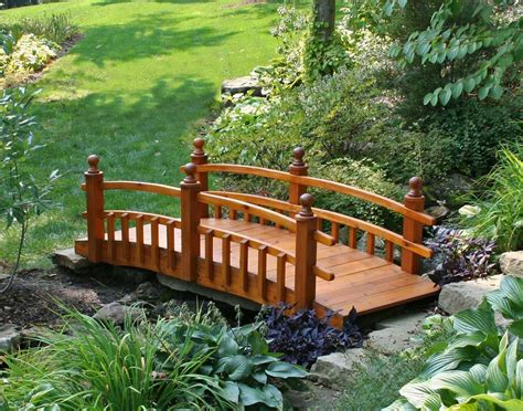 Wooden Garden Bridge Ideas | Garden bridge design, Backyard bridges, Garden bridge