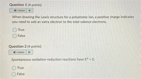 Solved When drawing the Lewis structure for a polyatomic | Chegg.com