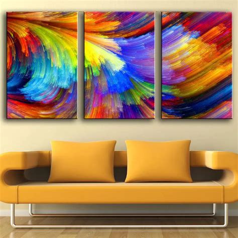 HD Abstract 3 Piece Canvas Prints Painting Spot The Pattern Paint The ...