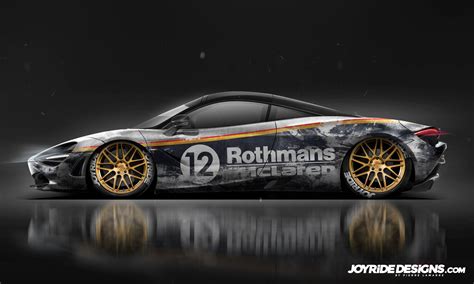 MCLAREN 720S ROTHMANS WEATHERED JOYRIDE WRAP DESIGN - JOYRIDE