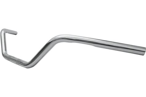 Flanders Handlebars 1" Flat Track -Chrome, Knurled Dimpled - WestEndMotorsports.com