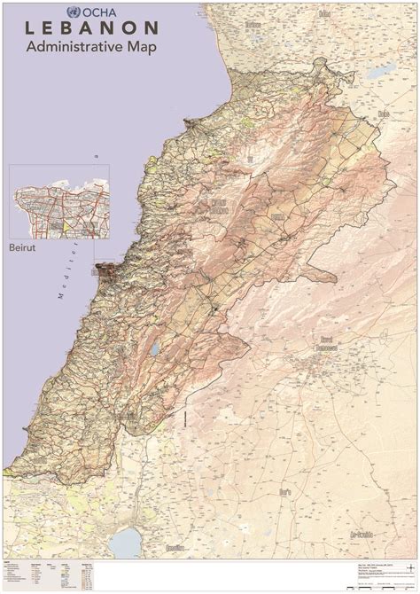 Document - OCHA - Lebanon Overview Map