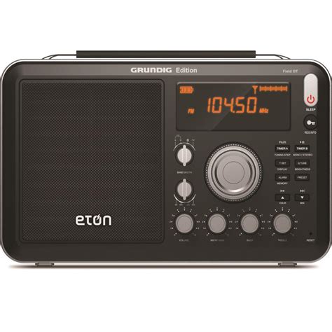 Eton Grundig Field BT AM/FM/Shortwave Radio with Bluetooth Streaming-NGWFBTB - The Home Depot