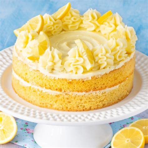 Easy Lemon Cake (All-In-One Lemon Sponge) - Charlotte's Lively Kitchen