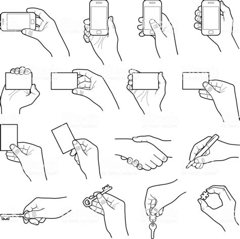 Drawings Of Hands Holding Objects