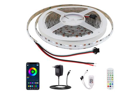 RGB Colour Change Dimmable Addressable COB LED Strip Light Kit - DERUN LED