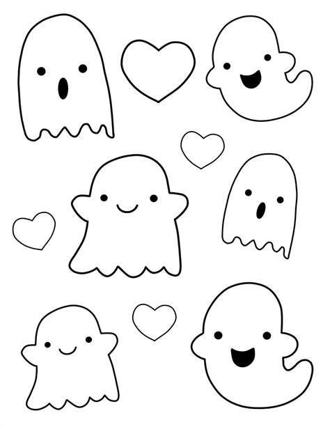 Simple Ghost Drawing at PaintingValley.com | Explore collection of ...