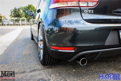 Low N Wide: VW Golf GTI MK 6 Gets H&R Cup Kit & Spacers