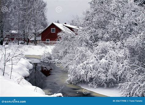 Finland: Winter wonderland stock photo. Image of card - 25677998