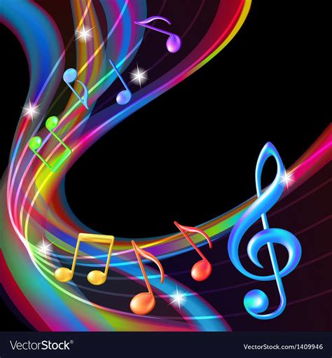 Colorful abstract notes music background. Vector illustration. Download a Free Preview or High ...