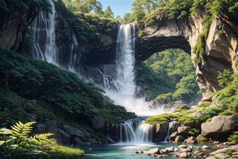 Natures Landscape - Waterfall | 8K Wallpaper by Yomogun on DeviantArt