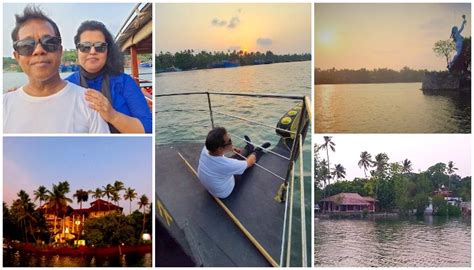 Sunset Cruise On Scenic Ashtamudi Lake Kollam, Kerala