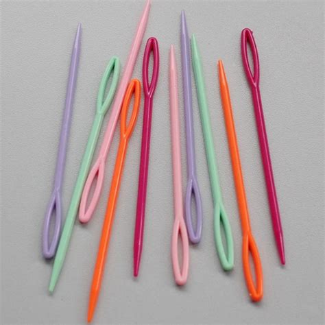 50Pcs/set ,9CM, Plastic hand Sewing Needles, sew in needles, knitting ...