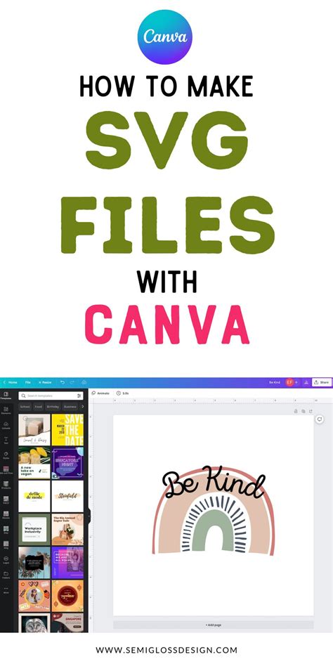 How to Make SVG Files with Canva - Semigloss Design