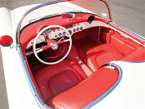 1955, Chevrolet, Corvette, C 1, 2934 , Supercar, Muscle, Retro, Interior Wallpapers HD / Desktop ...