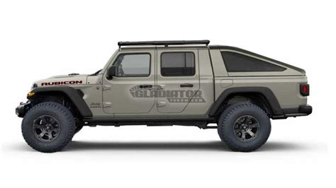 2020 Jeep Gladiator Rendered With All Sorts Of Bed Toppers