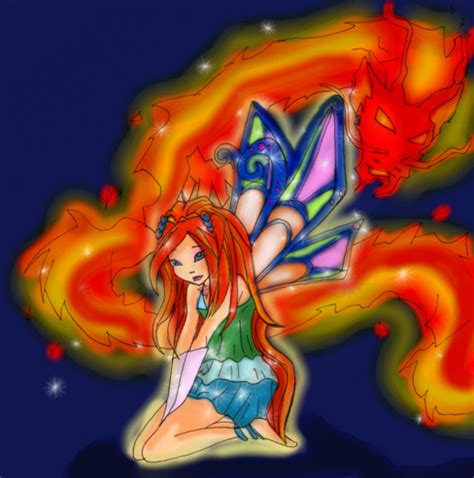 Winx- Bloom fairy of the dragonfire by 91nouzz on DeviantArt