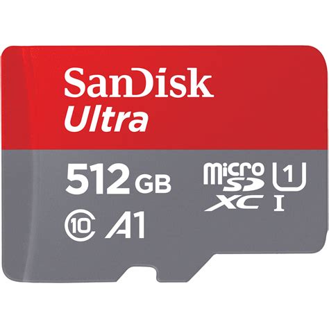 SanDisk 512GB Ultra UHS-I microSDXC Memory SDSQUAR-512G-GN6MA