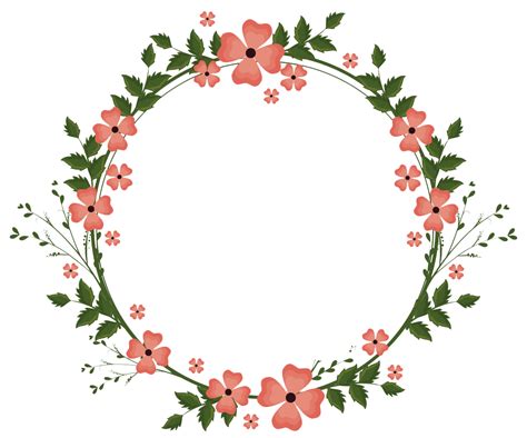 20+ Gambar Bunga PNG-Flower Vintage Frame Download | Desaintasik.com ...