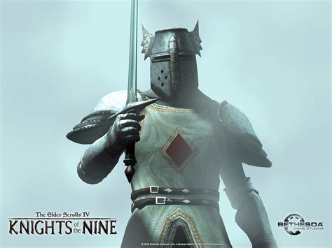 Knights of the Nine game poster, video games, The Elder Scrolls IV: Oblivion, knight HD ...