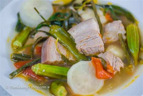 Sinigang na Baboy with Gabi - Panlasang Pinoy