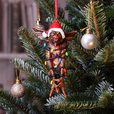 Mohawk In Fairy Lights - Gremlins Christmas Tree Ornament » Halloweenmas Tree Ornaments