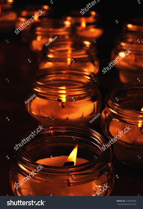 Candles For All Souls Day Stock Photo 219995503 : Shutterstock