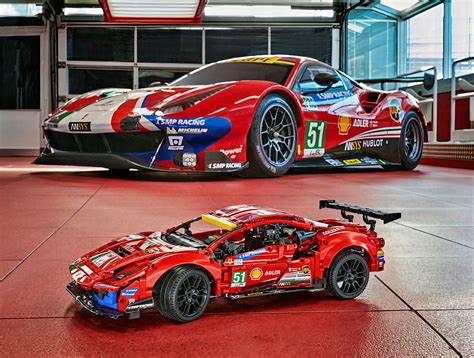 LEGO Technic (42125) Ferrari 488 GTE "AF CORSE #51" Unveiled, Has 1677-Pieces - The Flighter