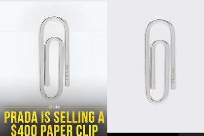 PHOTOS - Social media baffled over R7.4k paper clip from Prada