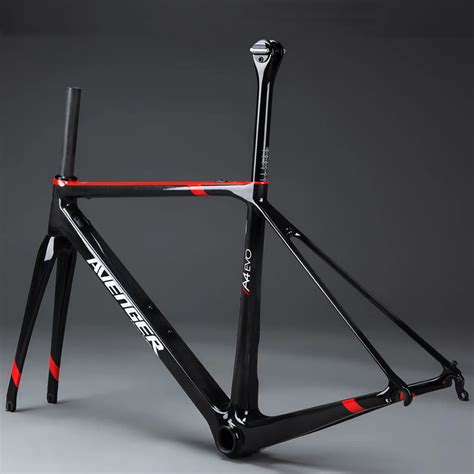 Full Carbon Road Bike Super Light T1000 Carbon Bike Frame FM008 AVENGER Painting Glossy Frame A4 ...