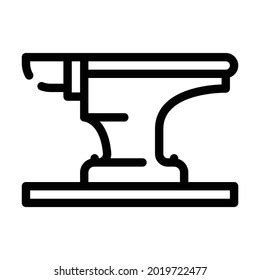 Anvil Forging Metal Line Icon Vector Stock Vector (Royalty Free) 2019722477 | Shutterstock