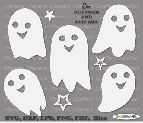 Ghost Silhouette Clip Art