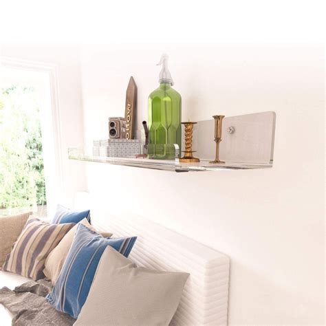 Buy Wholesale China Acrylic Bookshelf Display Rack Clear Floating Wall Shelvesfor Bathroom, Nail ...