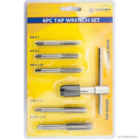 6pc Tap Wrench Set - T-Handle